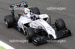 Valtteri Bottas (FIN) Williams FW36. 05.09.2014. Formula 1 World Championship, Rd 13, Italian Grand Prix, Monza, Italy, Practice Day.