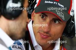Adrian Sutil (GER) Sauber. 05.09.2014. Formula 1 World Championship, Rd 13, Italian Grand Prix, Monza, Italy, Practice Day.