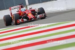 Fernando Alonso (ESP) Ferrari F14-T. 05.09.2014. Formula 1 World Championship, Rd 13, Italian Grand Prix, Monza, Italy, Practice Day.