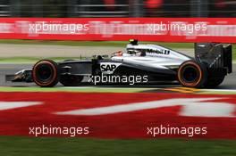 Kevin Magnussen (DEN) McLaren MP4-29. 05.09.2014. Formula 1 World Championship, Rd 13, Italian Grand Prix, Monza, Italy, Practice Day.