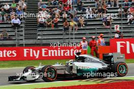 Lewis Hamilton (GBR) Mercedes AMG F1 W05. 05.09.2014. Formula 1 World Championship, Rd 13, Italian Grand Prix, Monza, Italy, Practice Day.