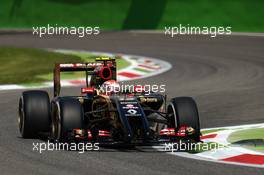 Pastor Maldonado (VEN) Lotus F1 E21. 05.09.2014. Formula 1 World Championship, Rd 13, Italian Grand Prix, Monza, Italy, Practice Day.
