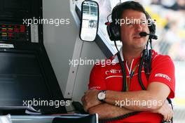 Dave O'Neill (GBR) Marussia F1 Team Manager. 05.09.2014. Formula 1 World Championship, Rd 13, Italian Grand Prix, Monza, Italy, Practice Day.