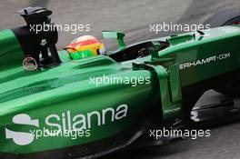Roberto Merhi (ESP) Caterham CT05 Test Driver. 05.09.2014. Formula 1 World Championship, Rd 13, Italian Grand Prix, Monza, Italy, Practice Day.