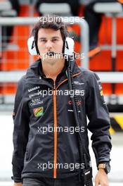 Sergio Perez (MEX) Sahara Force India F1. 05.09.2014. Formula 1 World Championship, Rd 13, Italian Grand Prix, Monza, Italy, Practice Day.