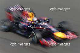 Sebastian Vettel (GER) Red Bull Racing RB10. 05.09.2014. Formula 1 World Championship, Rd 13, Italian Grand Prix, Monza, Italy, Practice Day.