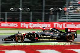 Charles Pic (FRA) Lotus F1 E22 Third Driver. 05.09.2014. Formula 1 World Championship, Rd 13, Italian Grand Prix, Monza, Italy, Practice Day.
