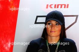 Minttu Virtanen (FIN), girlfriend of Kimi Raikkonen (FIN) Ferrari. 05.09.2014. Formula 1 World Championship, Rd 13, Italian Grand Prix, Monza, Italy, Practice Day.