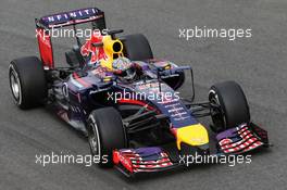 Sebastian Vettel (GER) Red Bull Racing RB10. 05.09.2014. Formula 1 World Championship, Rd 13, Italian Grand Prix, Monza, Italy, Practice Day.
