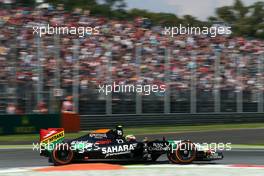 Sergio Perez (MEX), Sahara Force India  05.09.2014. Formula 1 World Championship, Rd 13, Italian Grand Prix, Monza, Italy, Practice Day.