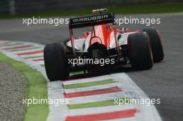 Max Chilton (GBR) Marussia F1 Team MR03. 05.09.2014. Formula 1 World Championship, Rd 13, Italian Grand Prix, Monza, Italy, Practice Day.