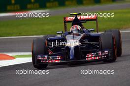 Daniil Kvyat (RUS) Scuderia Toro Rosso STR9. 05.09.2014. Formula 1 World Championship, Rd 13, Italian Grand Prix, Monza, Italy, Practice Day.