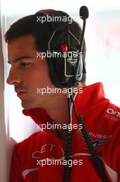 Alexander Rossi (USA) Marussia F1 Team Reserve Driver. 05.09.2014. Formula 1 World Championship, Rd 13, Italian Grand Prix, Monza, Italy, Practice Day.