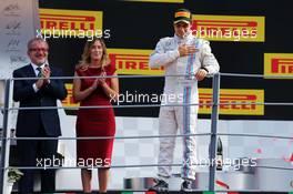Felipe Massa (BRA) Williams celebrates his third position on the podium. 07.09.2014. Formula 1 World Championship, Rd 13, Italian Grand Prix, Monza, Italy, Race Day.
