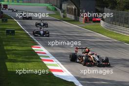 Pastor Maldonado (VEN), Lotus F1 Team  07.09.2014. Formula 1 World Championship, Rd 13, Italian Grand Prix, Monza, Italy, Race Day.