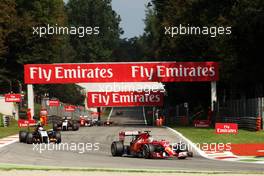 Fernando Alonso (ESP) Ferrari F14-T. 07.09.2014. Formula 1 World Championship, Rd 13, Italian Grand Prix, Monza, Italy, Race Day.