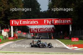 Nico Rosberg (GER) Mercedes AMG F1 W05. 07.09.2014. Formula 1 World Championship, Rd 13, Italian Grand Prix, Monza, Italy, Race Day.