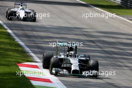 Lewis Hamilton (GBR), Mercedes AMG F1 Team  07.09.2014. Formula 1 World Championship, Rd 13, Italian Grand Prix, Monza, Italy, Race Day.