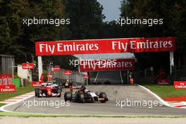 Nico Hulkenberg (GER) Sahara Force India F1 VJM07. 07.09.2014. Formula 1 World Championship, Rd 13, Italian Grand Prix, Monza, Italy, Race Day.