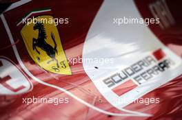 The Ferrari F14-T of race retiree Fernando Alonso (ESP) Ferrari. 07.09.2014. Formula 1 World Championship, Rd 13, Italian Grand Prix, Monza, Italy, Race Day.