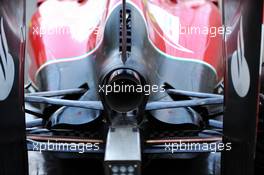 The Ferrari F14-T of race retiree Fernando Alonso (ESP) Ferrari. 07.09.2014. Formula 1 World Championship, Rd 13, Italian Grand Prix, Monza, Italy, Race Day.