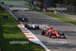 Kimi Raikkonen (FIN), Scuderia Ferrari  07.09.2014. Formula 1 World Championship, Rd 13, Italian Grand Prix, Monza, Italy, Race Day.