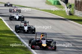 Sebastian Vettel (GER), Red Bull Racing  07.09.2014. Formula 1 World Championship, Rd 13, Italian Grand Prix, Monza, Italy, Race Day.