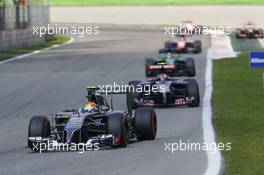 Esteban Gutierrez (MEX) Sauber C33. 07.09.2014. Formula 1 World Championship, Rd 13, Italian Grand Prix, Monza, Italy, Race Day.