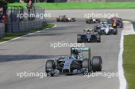 Nico Rosberg (GER) Mercedes AMG F1 W05. 07.09.2014. Formula 1 World Championship, Rd 13, Italian Grand Prix, Monza, Italy, Race Day.