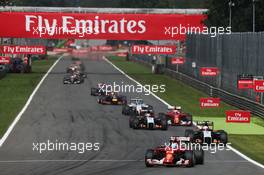 Fernando Alonso (ESP) Ferrari F14-T. 07.09.2014. Formula 1 World Championship, Rd 13, Italian Grand Prix, Monza, Italy, Race Day.
