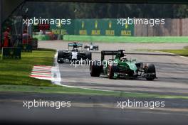 Kamui Kobayashi (JPN), Caterham F1 Team  07.09.2014. Formula 1 World Championship, Rd 13, Italian Grand Prix, Monza, Italy, Race Day.