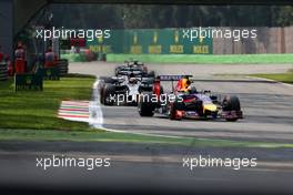 sSebastian Vettel (GER), Red Bull Racing  07.09.2014. Formula 1 World Championship, Rd 13, Italian Grand Prix, Monza, Italy, Race Day.