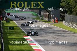 Start of the race, Nico Rosberg (GER), Mercedes AMG F1 Team  07.09.2014. Formula 1 World Championship, Rd 13, Italian Grand Prix, Monza, Italy, Race Day.
