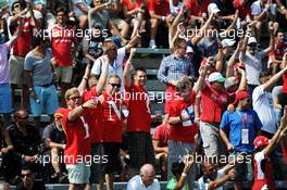 Fans. 07.09.2014. Formula 1 World Championship, Rd 13, Italian Grand Prix, Monza, Italy, Race Day.