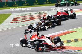 Jules Bianchi (FRA) Marussia F1 Team MR03. 07.09.2014. Formula 1 World Championship, Rd 13, Italian Grand Prix, Monza, Italy, Race Day.