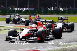 Jules Bianchi (FRA) Marussia F1 Team MR03. 07.09.2014. Formula 1 World Championship, Rd 13, Italian Grand Prix, Monza, Italy, Race Day.