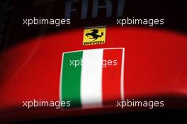 Ferrari F14-T nosecone. 06.09.2014. Formula 1 World Championship, Rd 13, Italian Grand Prix, Monza, Italy, Qualifying Day.