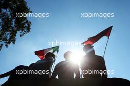 Fans. 06.09.2014. Formula 1 World Championship, Rd 13, Italian Grand Prix, Monza, Italy, Qualifying Day.