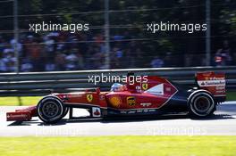 Fernando Alonso (ESP) Ferrari F14-T. 06.09.2014. Formula 1 World Championship, Rd 13, Italian Grand Prix, Monza, Italy, Qualifying Day.