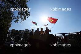 Fans. 06.09.2014. Formula 1 World Championship, Rd 13, Italian Grand Prix, Monza, Italy, Qualifying Day.