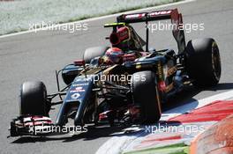 Pastor Maldonado (VEN) Lotus F1 E21. 06.09.2014. Formula 1 World Championship, Rd 13, Italian Grand Prix, Monza, Italy, Qualifying Day.