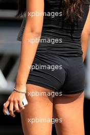 Gril in the paddock 06.09.2014. Formula 1 World Championship, Rd 13, Italian Grand Prix, Monza, Italy, Qualifying Day.