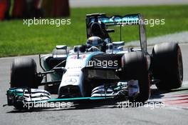 Lewis Hamilton (GBR) Mercedes AMG F1 W05. 06.09.2014. Formula 1 World Championship, Rd 13, Italian Grand Prix, Monza, Italy, Qualifying Day.