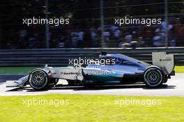 Lewis Hamilton (GBR) Mercedes AMG F1 W05. 06.09.2014. Formula 1 World Championship, Rd 13, Italian Grand Prix, Monza, Italy, Qualifying Day.