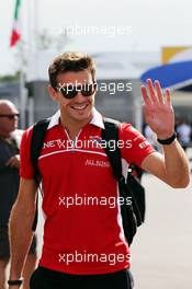 Jules Bianchi (FRA) Marussia F1 Team. 04.09.2014. Formula 1 World Championship, Rd 13, Italian Grand Prix, Monza, Italy, Preparation Day.