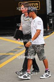 Lewis Hamilton (GBR) Mercedes AMG F1. 04.09.2014. Formula 1 World Championship, Rd 13, Italian Grand Prix, Monza, Italy, Preparation Day.