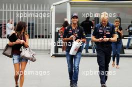 Daniel Ricciardo (AUS) Red Bull Racing. 04.09.2014. Formula 1 World Championship, Rd 13, Italian Grand Prix, Monza, Italy, Preparation Day.