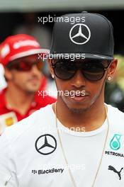 Lewis Hamilton (GBR) Mercedes AMG F1. 04.09.2014. Formula 1 World Championship, Rd 13, Italian Grand Prix, Monza, Italy, Preparation Day.