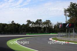 New run off at the parabolica 04.09.2014. Formula 1 World Championship, Rd 13, Italian Grand Prix, Monza, Italy, Preparation Day.