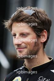 Romain Grosjean (FRA) Lotus F1 Team. 04.09.2014. Formula 1 World Championship, Rd 13, Italian Grand Prix, Monza, Italy, Preparation Day.